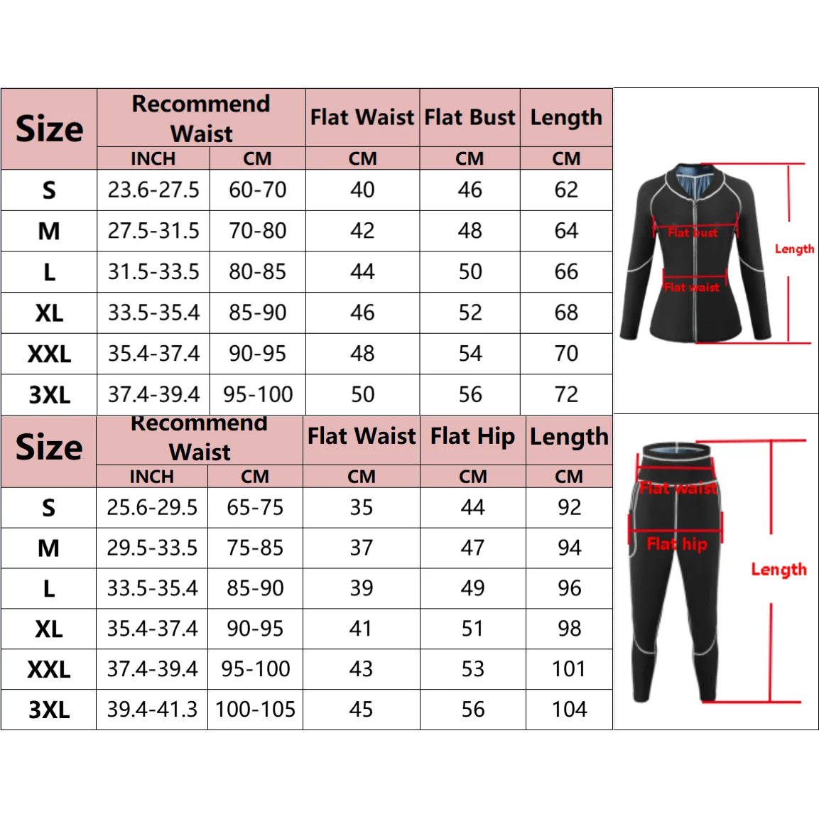 Sauna Set for Women Weight Loss Thermo Suit Hot Sweat Top Pants Fitness Jacket Leggings Fat Burner Fitness Exercise Workout Pant